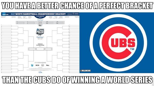 Perfect Bracket vs. Cubs World Series
